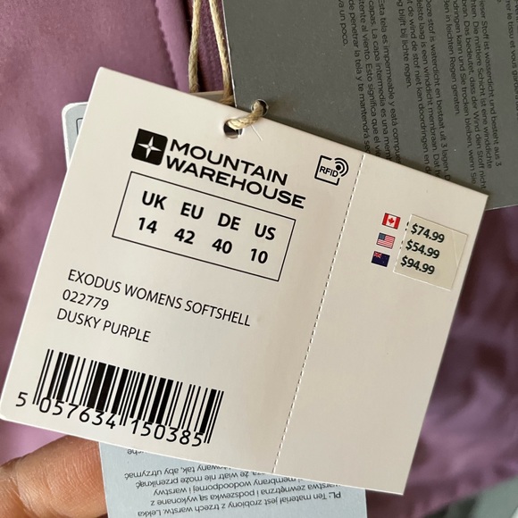 Brand new Mountain Warehouse Exodus Softshell jacket - Picture 3 of 3